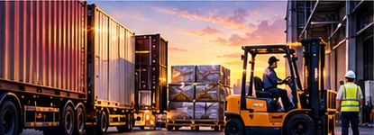 East Plum logistics and supply chain team coordinating freight and warehousing